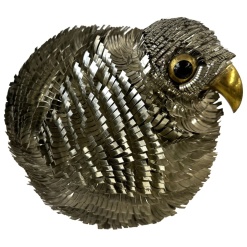 Mexican Mixed Metal Chick attributed to Alexander Blazquez