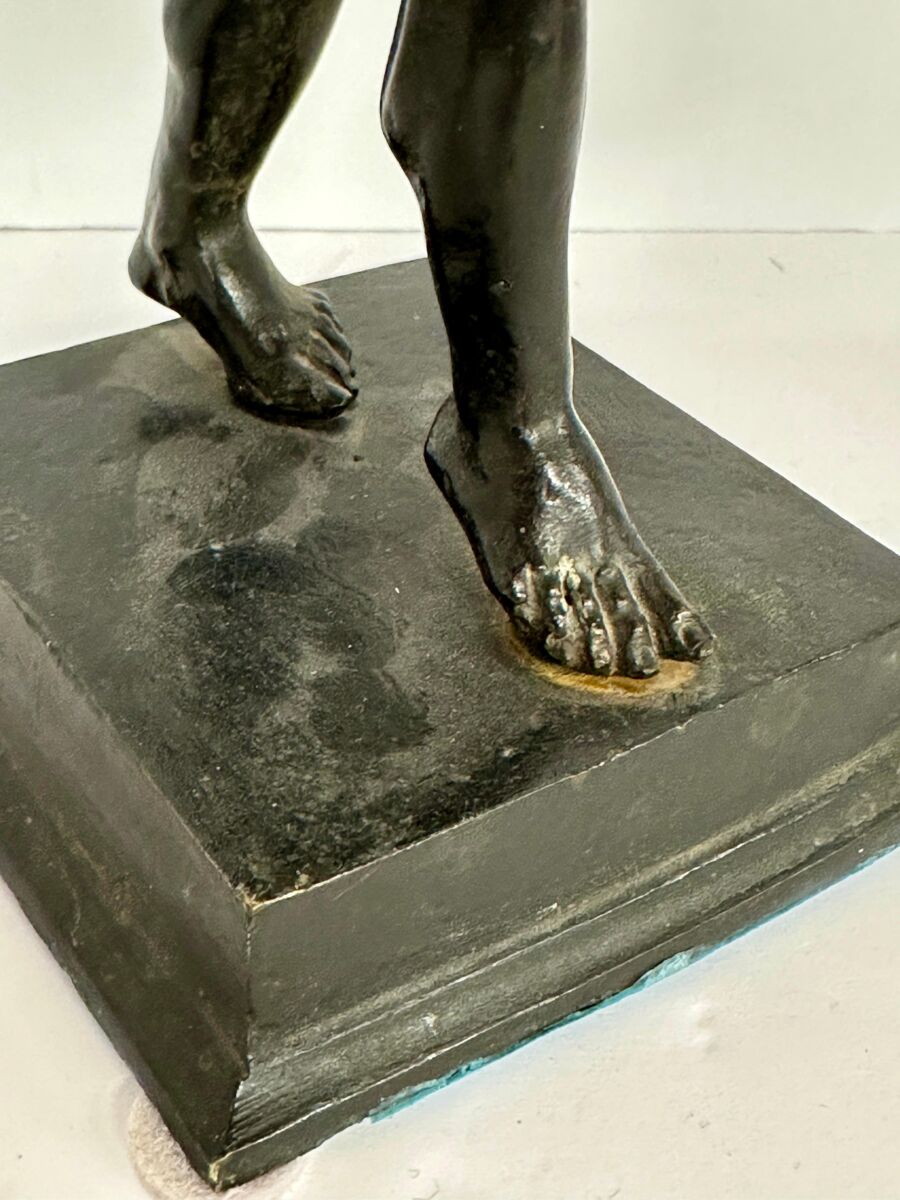 Dancing Faun of Pompeii Bronze Grand Tour Souvenir - Image 4