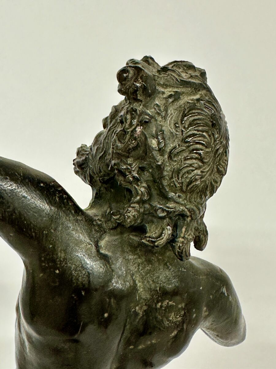Dancing Faun of Pompeii Bronze Grand Tour Souvenir - Image 9