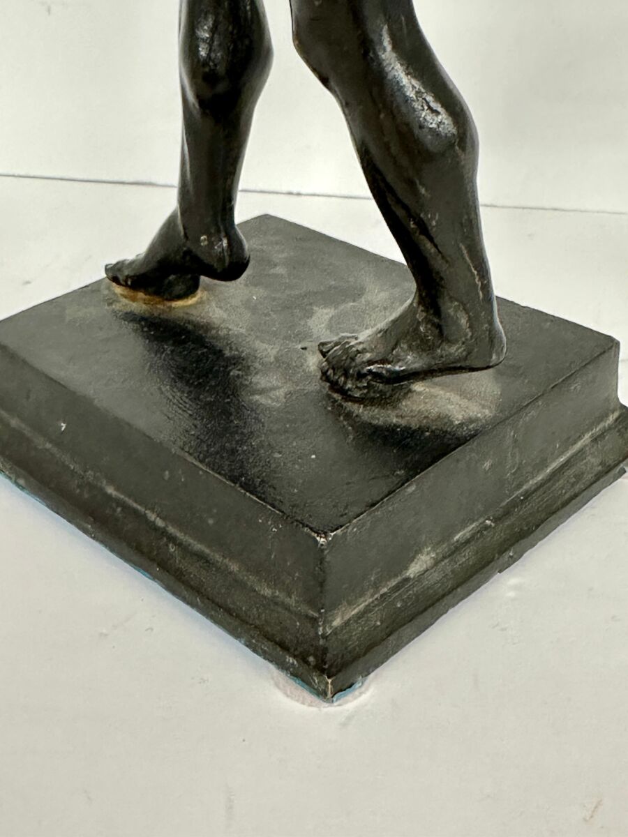 Dancing Faun of Pompeii Bronze Grand Tour Souvenir - Image 10