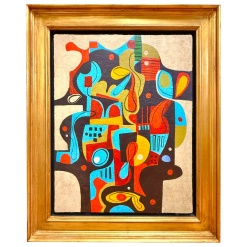 Gary Janis Framed 2019 Abstract