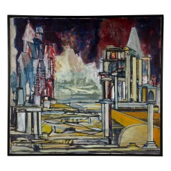 Louise Odes Neaderland Architectural "City", 1964