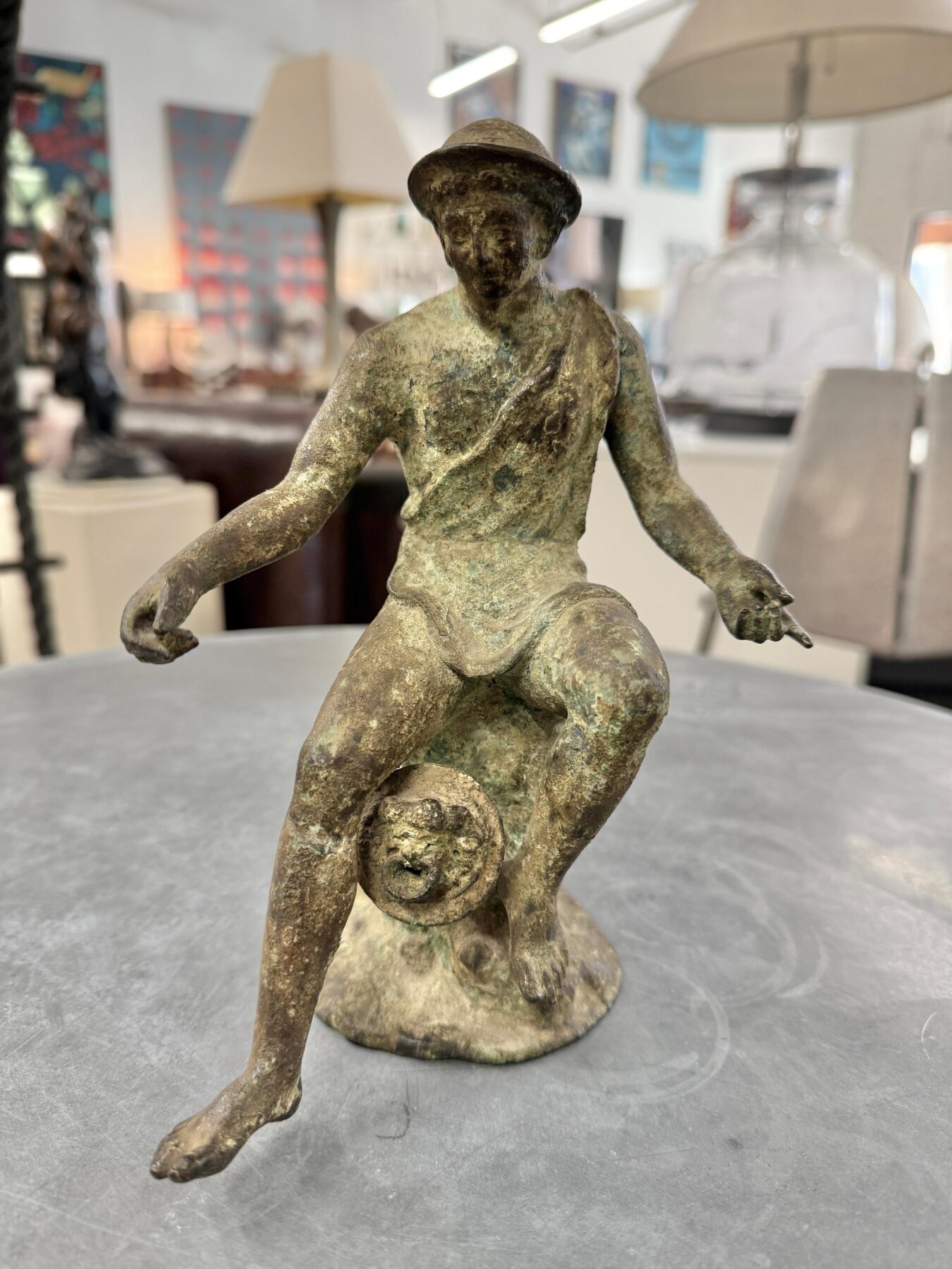 Grand Tour Souvenir Bronze of the Neapolitan Fisherman - Bridges