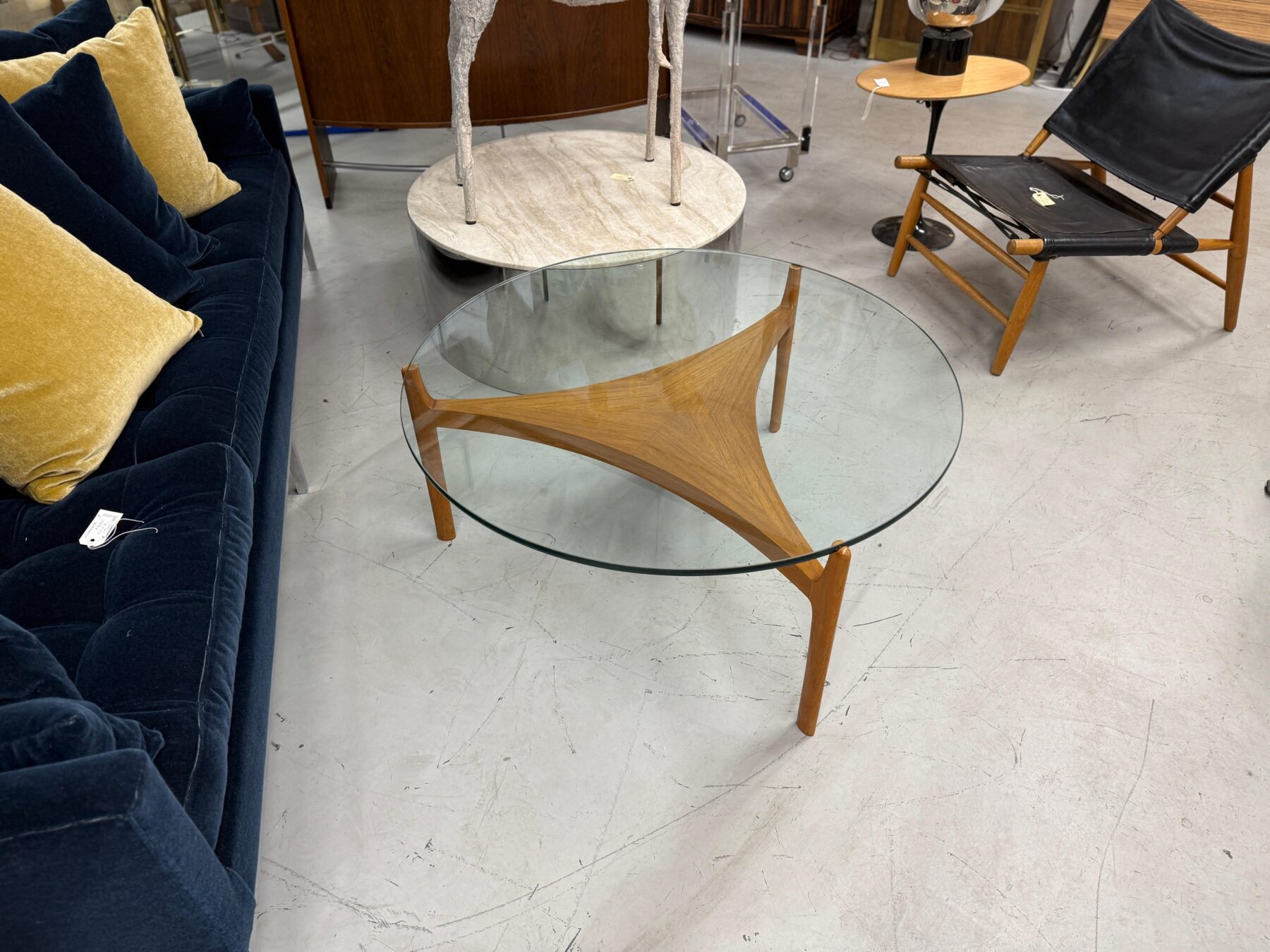 Sven Ellekaer for Christian Linneberg coffee table in Teak and Glass - Image 10