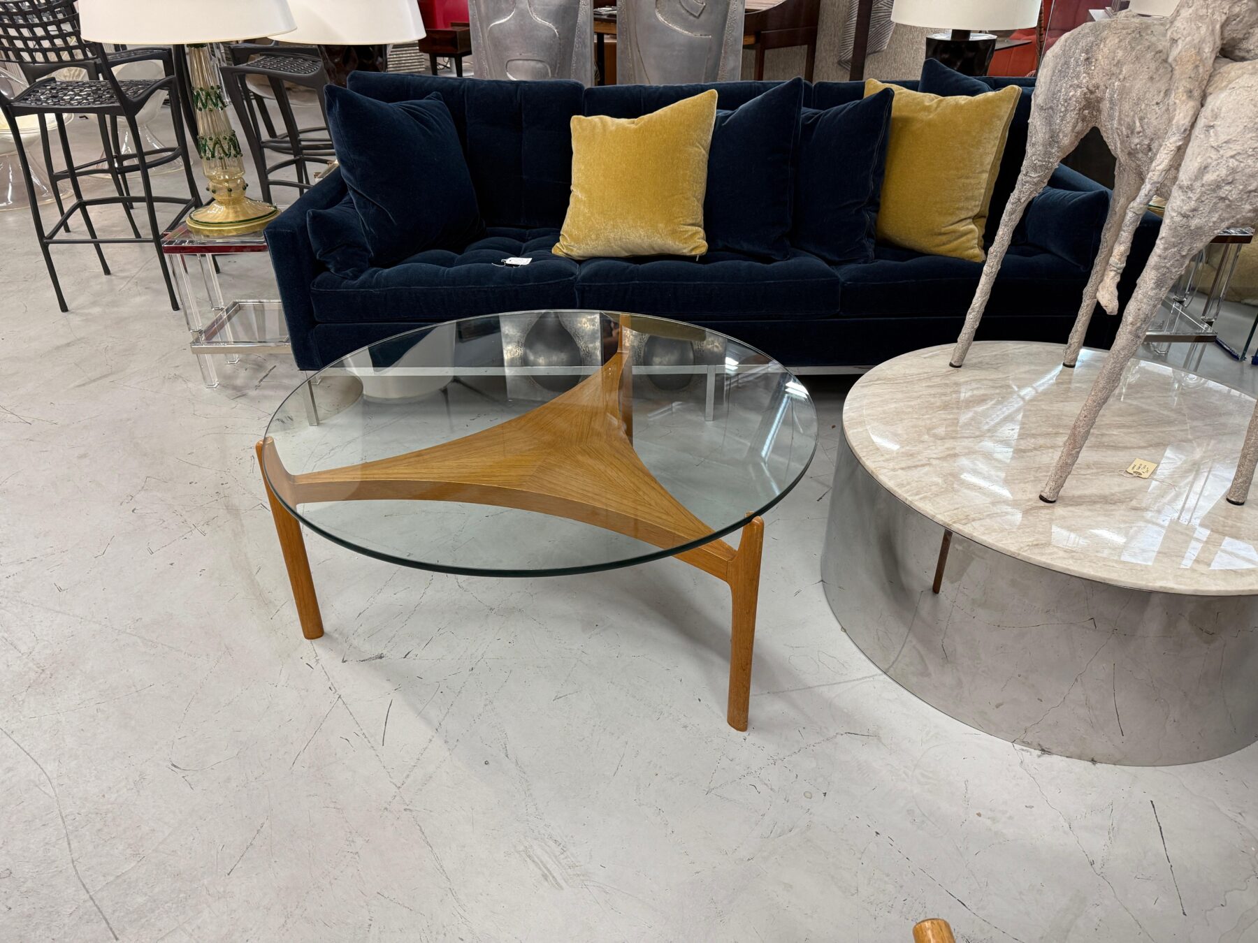 Sven Ellekaer for Christian Linneberg coffee table in Teak and Glass - Image 12