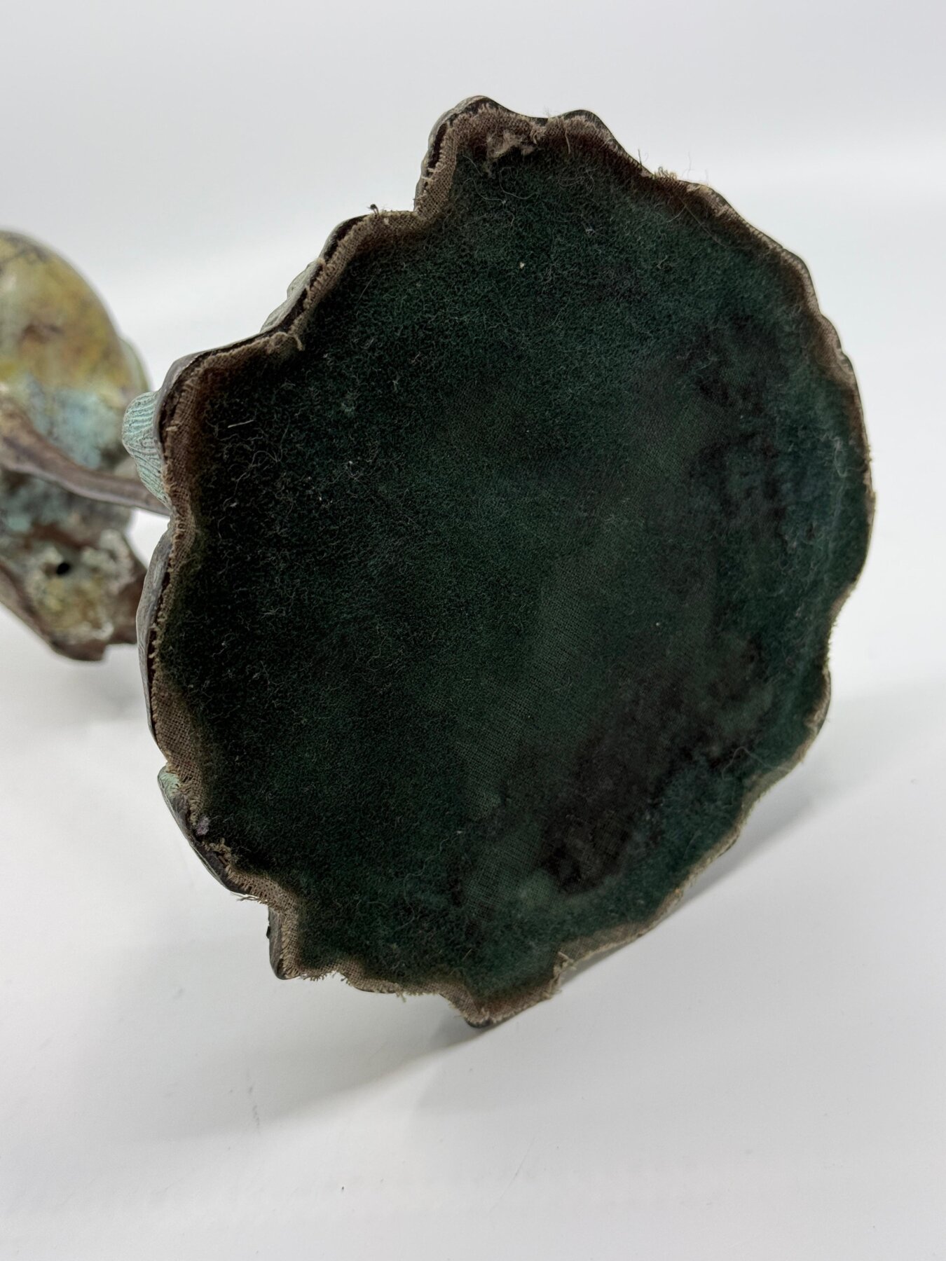 19th Century Neo Classical Grand Tour Bronze Heron Candle Holder - Image 15