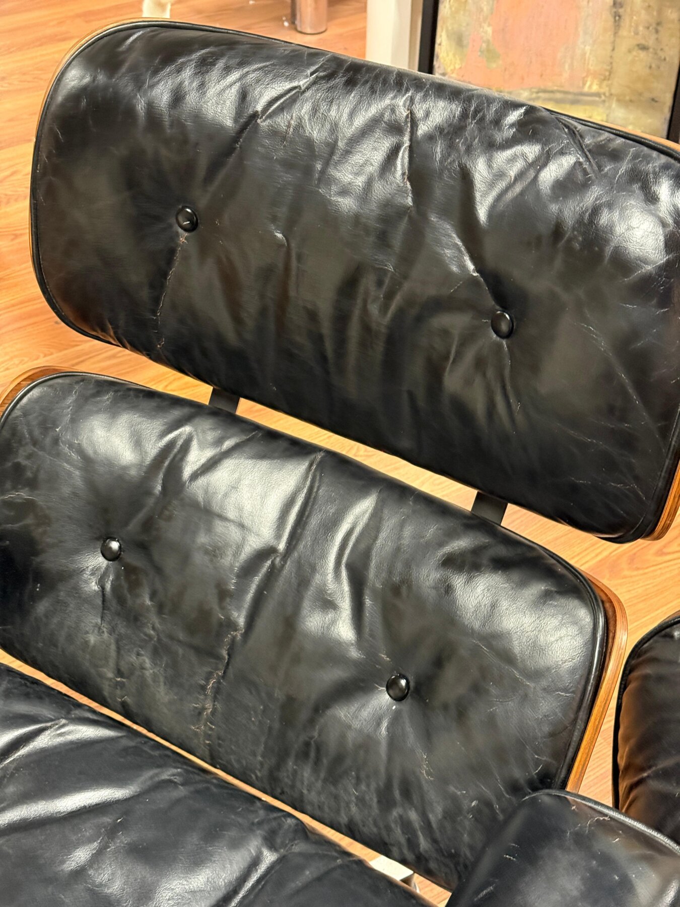 Rare 1964 Rosewood Herman Miller Eames Lounge chair and Ottoman w/Original Receipt - Image 5