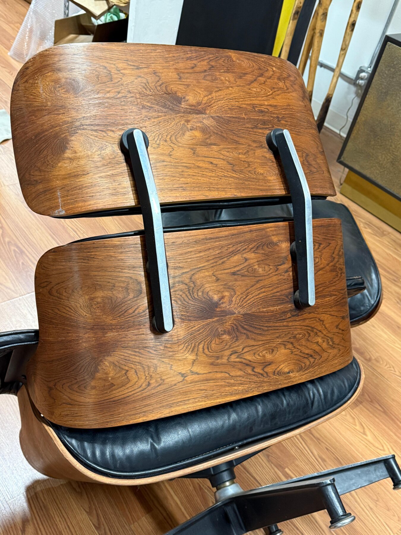 Rare 1964 Rosewood Herman Miller Eames Lounge chair and Ottoman w/Original Receipt - Image 15