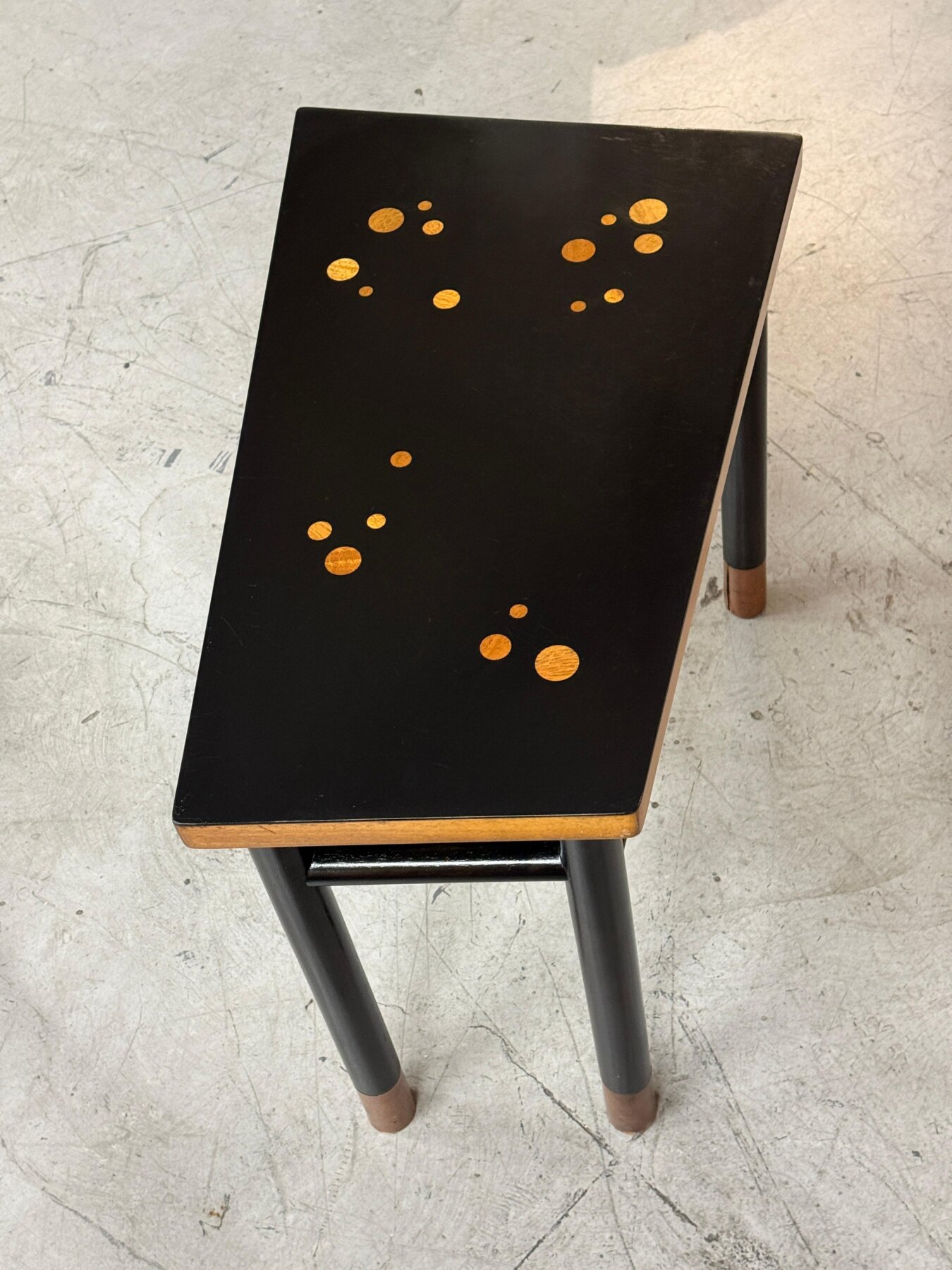 Edward Wormley for Dunbar Custom Rare Asymmetric Constellation Inlaid Table 60’s - Image 5