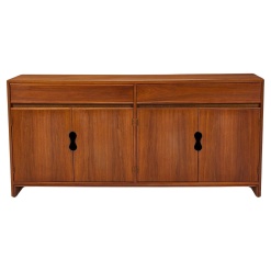 Keyhole Credenza by Brown Saltman Likely Designed by Paul Laszlo