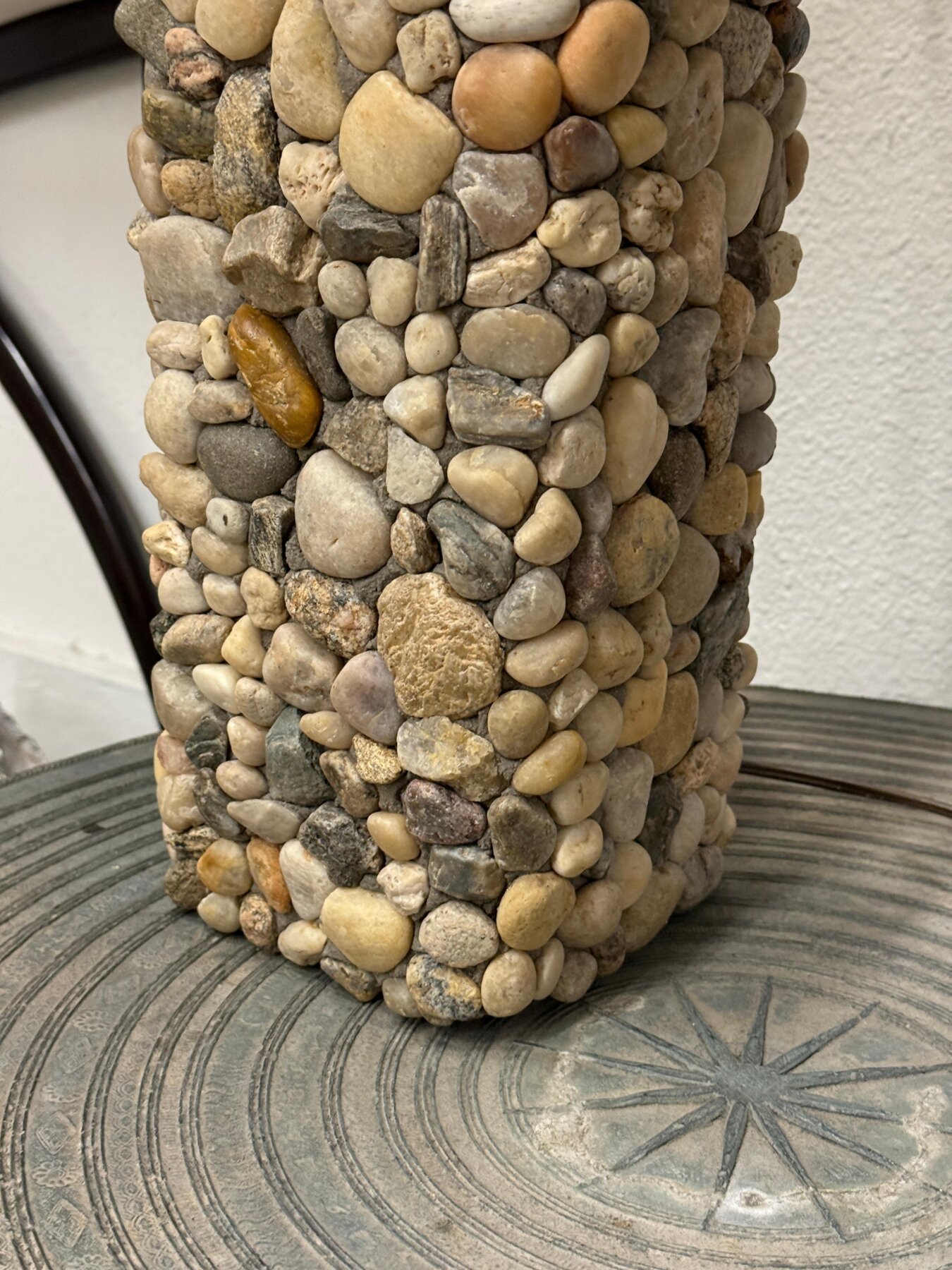 Polished River Rock Lamp - Image 6