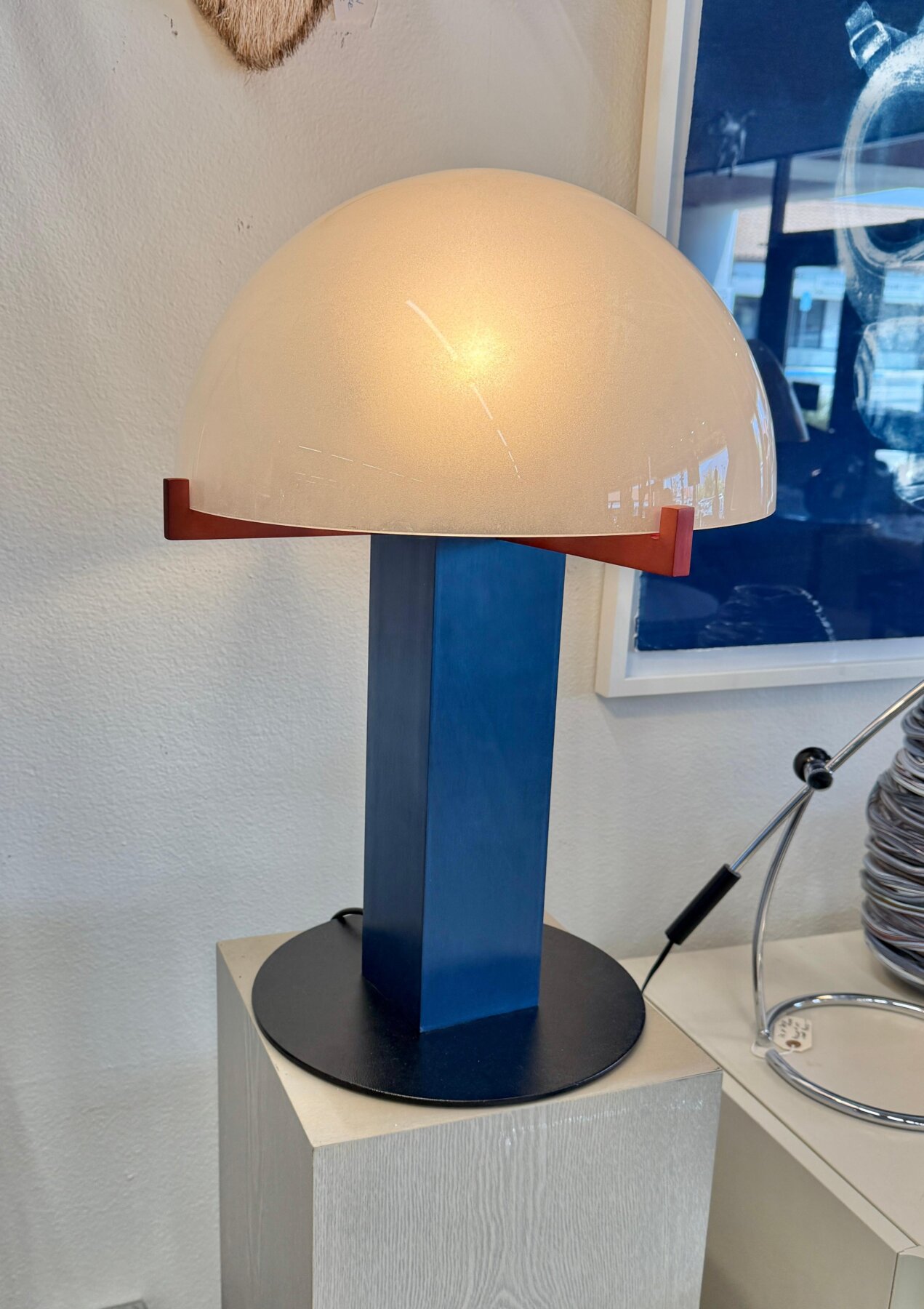 Ron Rezek Post Modern 1980's Mushroom Lamp - Image 2