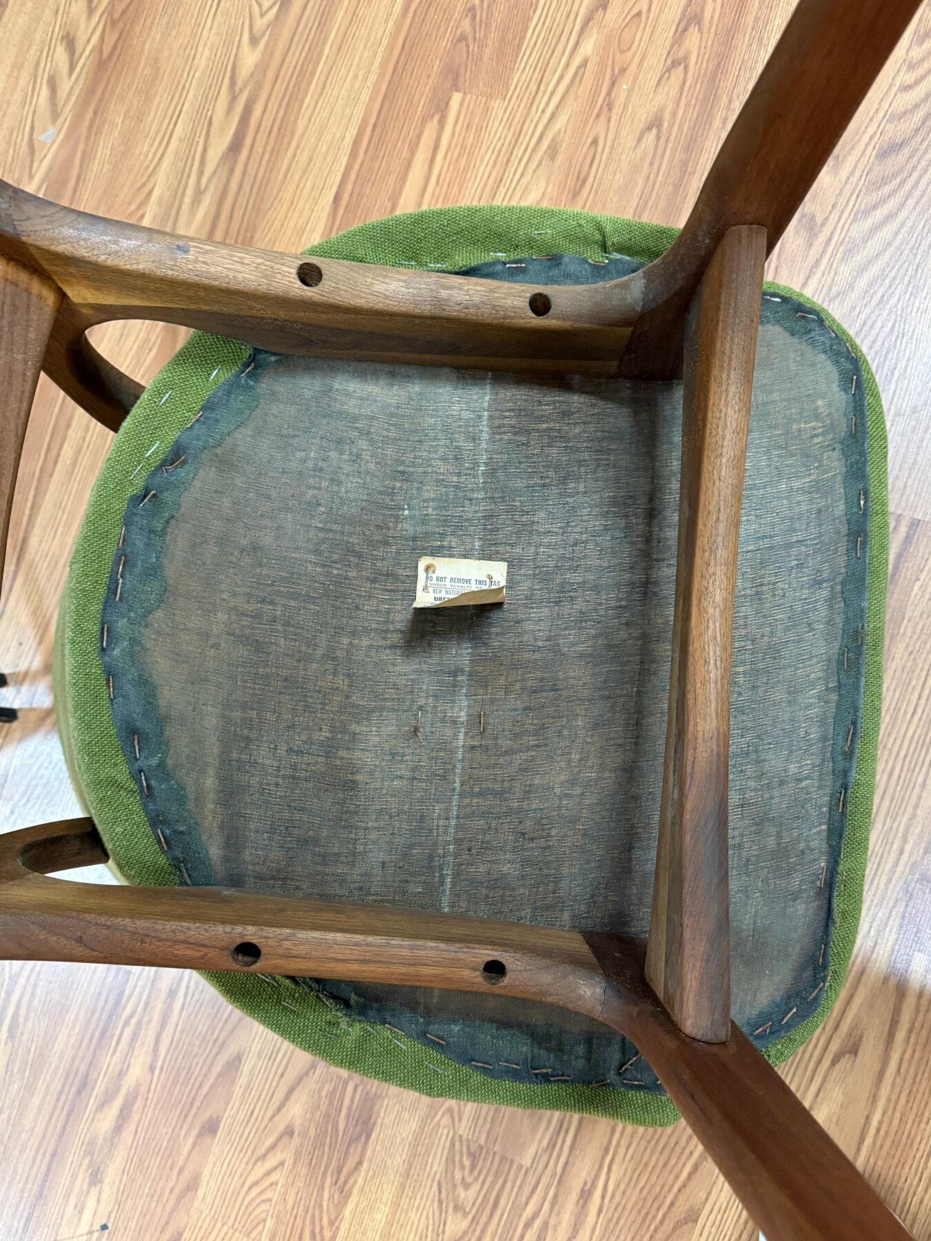 Set of 4 1970’s Walnut Chairs Attributed to Adrian Pearsall - Image 13