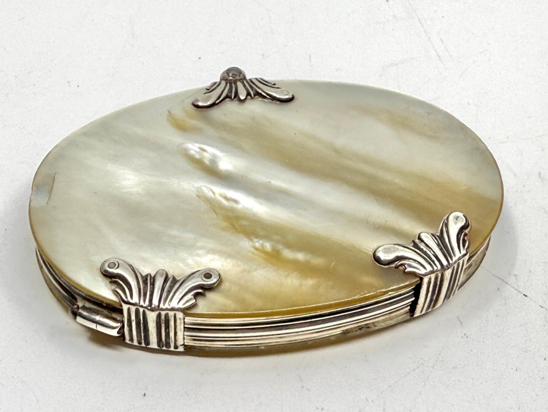 Victorian Mother of Pearl Folding Looking Glass - Image 3